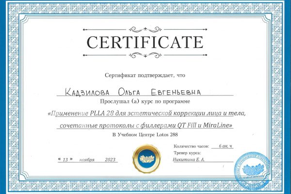 PLLA28 Кадзилова